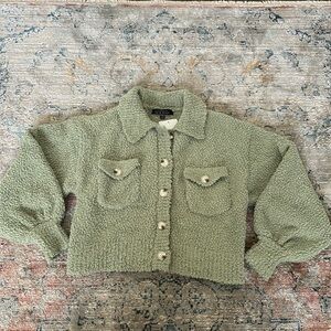 Zoco mint green cardigan